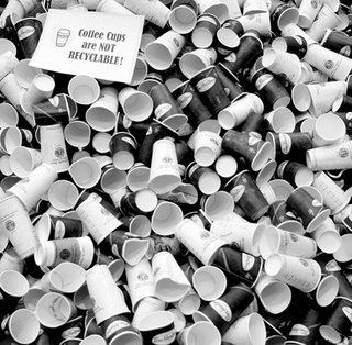 Paper Cups in a Landfill